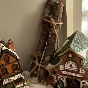 Bundle of water oak wood with twine